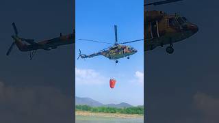 Wildfire Helicopter Fire Bucket Use #shorts #wildfire