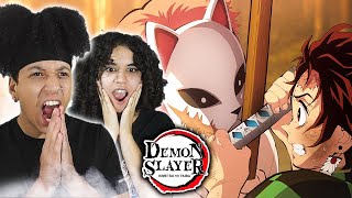 Demon Slayer 1x3 REACTION "Sabito and Makomo" | Anime Reaction