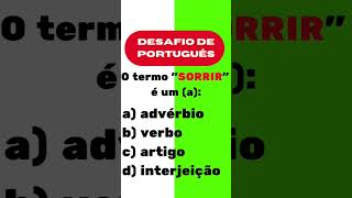 DESAFIO DE PORTUGUÊS #substantivo#sujeito#português #figuras#shorts#viral#crase #crase #gabarito:B