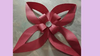 Very Easy Paper Flower Craft | Paper Flower Making Step By Step | DIY Flower Craft