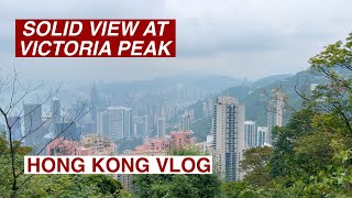 HONG KONG SKYLINE VIEW AT VICTORIA PEAK | PEAK TRAM | TAGALOG #hongkong