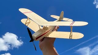 Flying my micro rc biplane