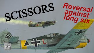 Scissors || Reversal against long six: Fw-190 A-5 vs. Yak-7b || Tactical manoeuvring || VR Reverb G2