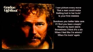 Sundown + Gordon Lightfoot + Lyrics / HD