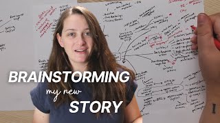 Let's Brainstorm My New Story Together || Mind Mapping Character Plot Tropes and Worldbuilding