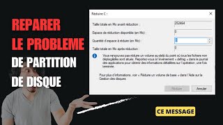 SOLUTION : VOUS NE POUVEZ PAS REDUIRE UN VOLUME AU-DELA DU POINT où TOUS LES FICHIERS NON Déplacés !