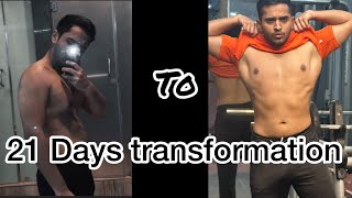 21 DAYS NATURAL TRANSFORMATION CHALLENGE|NATURAL TRANSFORMATION|FAT TO FIT| #transformation #piyush