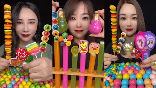 ASMR🎉🌈🍫🍭 I INVITE YOU TO ENJOY CANDY AND SOFT DRINK WITH US