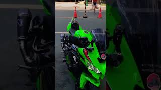 Share@j.dpatelgamer6354..Subscribe2023 Kawasaki ZX4RR with Termignoni Exhaust #kawasaki