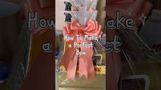 How to Make a Perfect Bow 🎀💝 #shorts #capcut