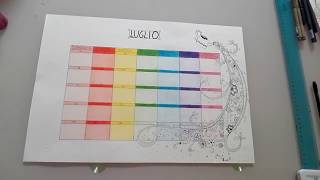 IL CALENDARIO ZENTANGLE LUGLIO