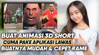 Cara Saya Buat Animasi 3D Pake 1 Aplikasi Lawas Untuk Konten YouTube Short!