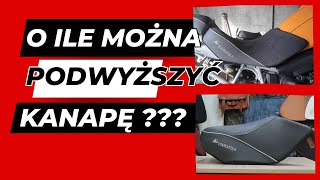 Jak dużo można podnieść siedzenie w motocyklu? Odpowiedz na przykładzie siedzenia BMW RT #touratech