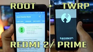 How to install TWRP REDMI 2 PRIME without pc NO #ROOT