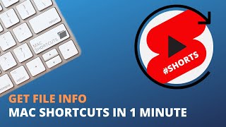 How much space does it take? Get File Info with one click - MacOS Shortcuts #Shorts