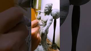 Jay Hanuman Gyan Gun Sagar l Hanuman Chalisa #SHORTS #Making of Hanuman ji #Clay_Work #How-to-make