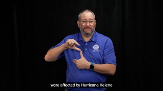 ASL Hurricane Helene Messaging 09.28.2024