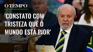 No G20, Lula lança Aliança Global contra a Fome e critica gastos militares; veja o discurso completo