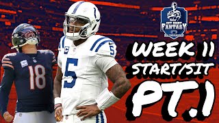 Week 11 Players you MUST Start & Sit Pt. 1 | *LIVE* Chat Q&A Fantasy Football Advice