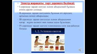 Электр жарақаты кезіндегі медициналық көмек 31-сабақ,Медиев Н.