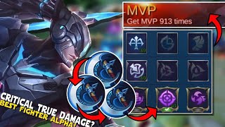 MLBB BEST FIGHTER ALPHA GAMEPLAY