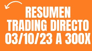 Trading en directo Octubre 2023 con Apex Trader Funding | Sesión Europea