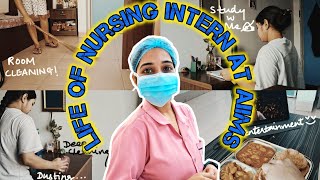 A Sunday In the Life of NURSING STUDENT at AIIMS🏥🌸| Hostel Vlog #aiims #vlog #sunday #hostellife #yt