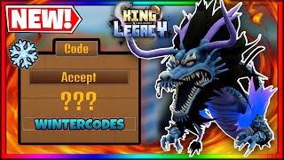 ALL *NEW* CODES KING LEGACY CODES - UPDATE 3 ❄️| ROBLOX