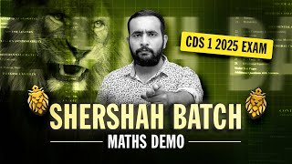 Shershah Batch Maths Demo By Arpit Sir (Best Batch For CDS 1 2025)