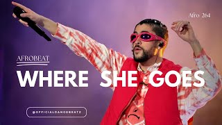 Dancehall Instrumental - Bad Bunny ft Wizkid "WHERE SHE GOES" | Free Afrobeat Type Beat 2024