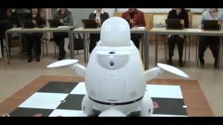 HD #20  Hilarious robot presentation fail at retirement home