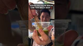 MAKANAN EXTREME THAILAND "CUMI HIDUP" ⁉️ #kulinerjason #food #makananunik #extremefood #shorts