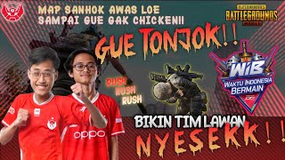 GUE TONJOK🔥JANGAN SAMPAI ADA YANG UPSIDE ,DAPAT ZONA TERUS DI SANHOK #DGWIB - PUBG MOBILE INDONESIA