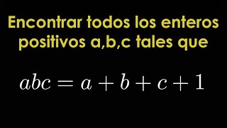 Primer Problema de la Olimpiada Mexicana Matemática del 2010