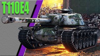 T110E4 ТАЩИТ НА КАРТЕ ПРОМЗОНА.  WoT 1.7.0. 2К VIDEO.