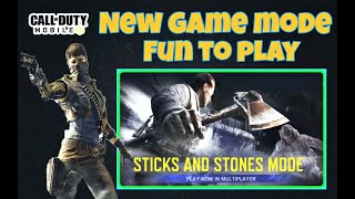 CALL OF DUTY MOBILE!!! Stick and stones...new game mode 😂😂