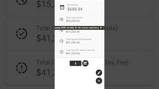 paying $688 monthly for the toyota experience 😭🚙 #autocalc