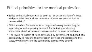 Patient Safety and Good Medical Practice 1