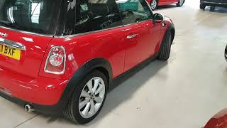 SK11BXF MINI COOPER D RED AND BLACK LEATHER