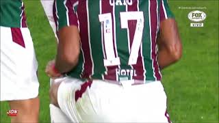 Gol do Flusão Caio Paulista River Plate 0 x 2 Fluminense libertadores da América