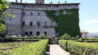 Castello Ruspoli a Vignanello e il suo giardino all'italiana tra i più belli d'Europa