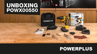 POWERPLUS - Unboxing der POWX00550 mehrkopf-Gerät