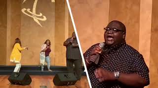 Felicia Travis and D.C. Cross singing “I Can See The Light” by Travis Greene