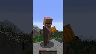 Villager chooses golem #shorts