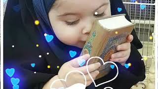 #lailaha illallah ||cute baby singing ||4k status||link in description