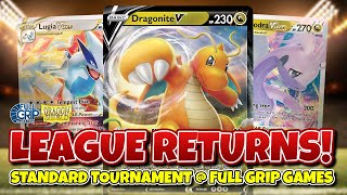 Dragonite, Goodra and Lugia VSTAR compete for the win at Full Grip Games!