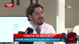 Türkiye’de Bir İlk: Yürüme Robotu Hastalara Umut Olacak! #haber