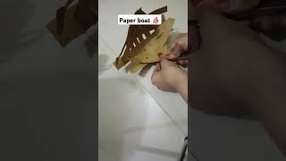 paper boat 🚢 #viral #diy #subscribe #craft #foryou #love #papercraft #shortvideo #art #crafteraashna