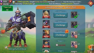 Lords Mobile limited challenge: Tarkus past stage 3 | Vengeful Centaur Stage 3 | Tarkus Stage 3 |