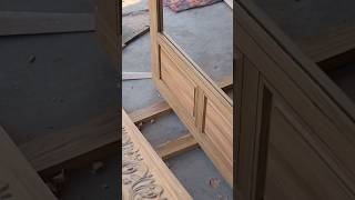 how to making wood door #shorts